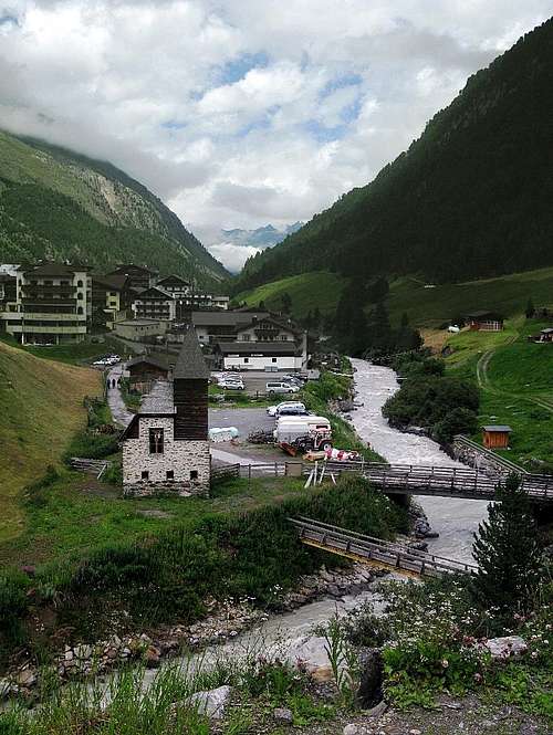 The small alpine village of Vent