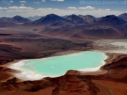Looking at Laguna Verde from...