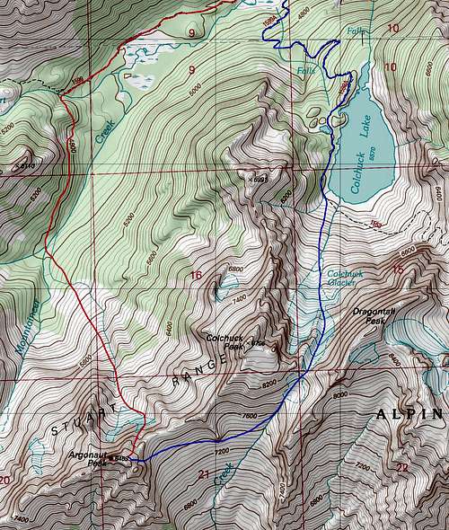 Map of our Argonaut route