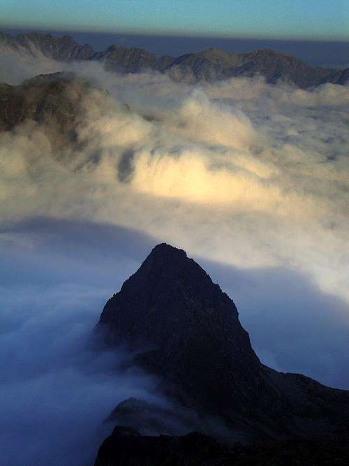 Hruba Veza in clouds