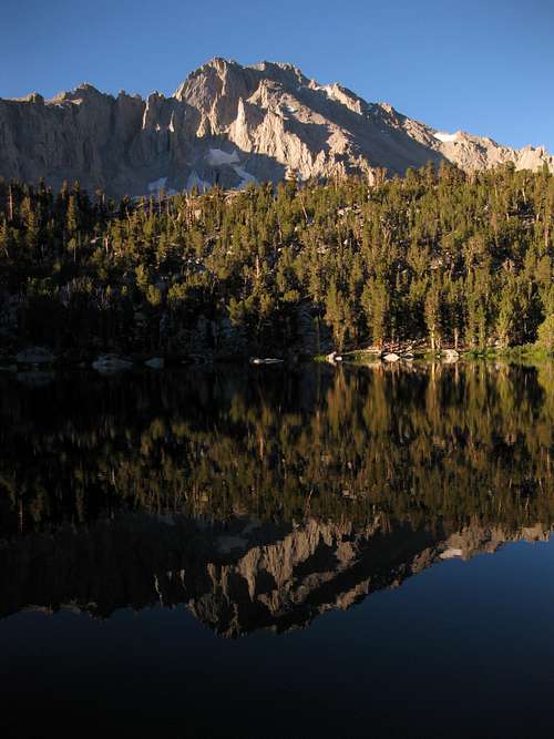 University Peak and Gilbert Lake, Dawn