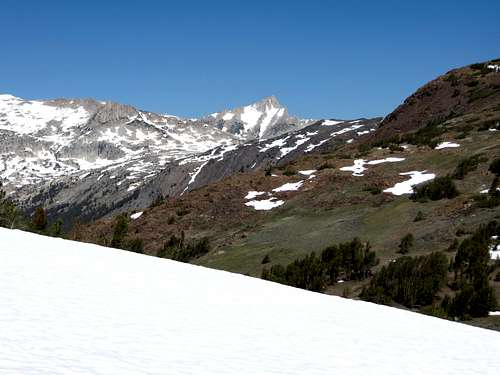 North Peak from the slopes of Tioga Peak