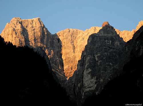 The head of Val Corpassa from Capanna Trieste