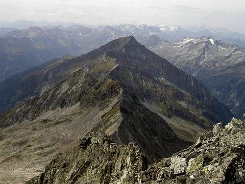 View on the west ridge of...