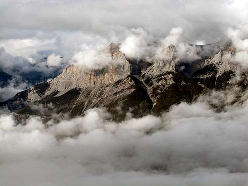 Clouds on East Rundle taken...