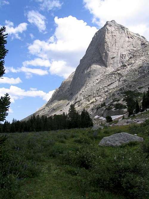 The west buttress of Mitchell Peak
