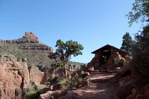Three Mile Resthouse on Bright Angel Trail