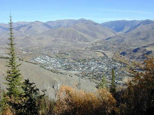 Ketchum & Sun Valley from the...