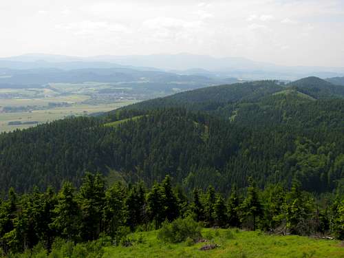 West from Špičák