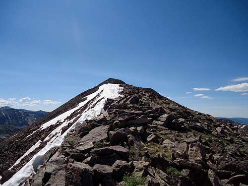 Nearing Lamotte's Summit