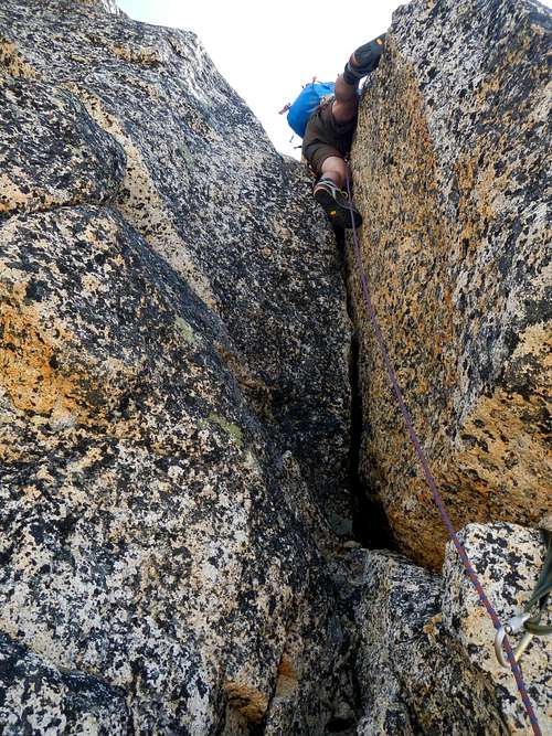 Climbing The Rappel Route