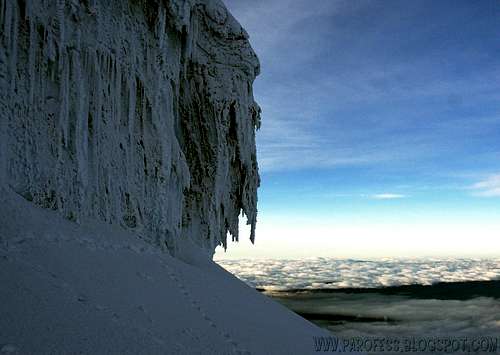 Cool Cotopaxi ice forms...