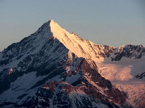Weisshorn at sunrise