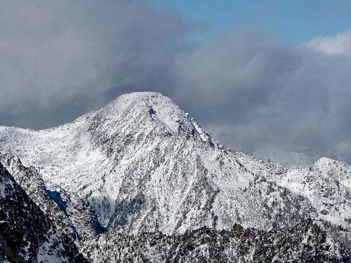 Eightmile Peak Caked with Fresh Snow