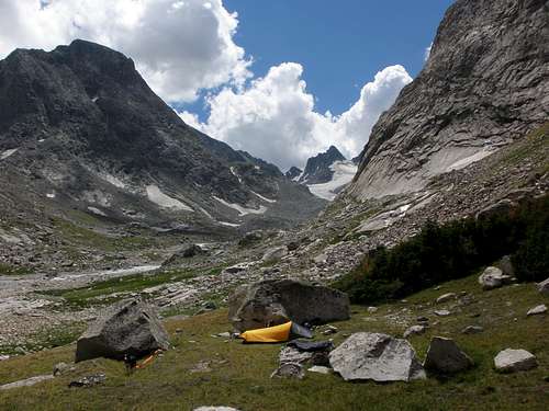 Gannett Peak - High camp