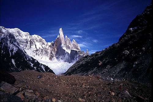 Approaching to Cerro Torre,...