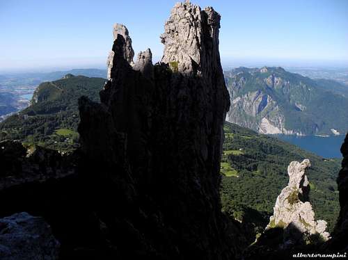 Grignetta, a landscape of pinnacles and lakes