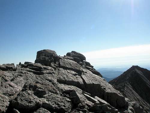 Mount Meeker summit block