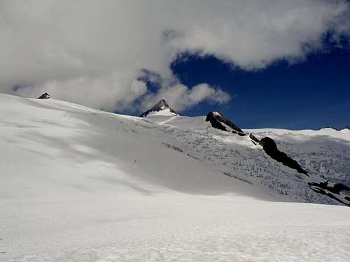 The summit from camp