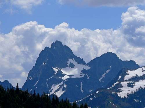 Agnes Mountain's West Face