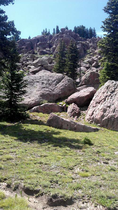 Pile of Summit Boulders