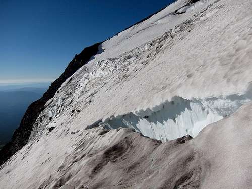 Crevasse on Wintun Glacier