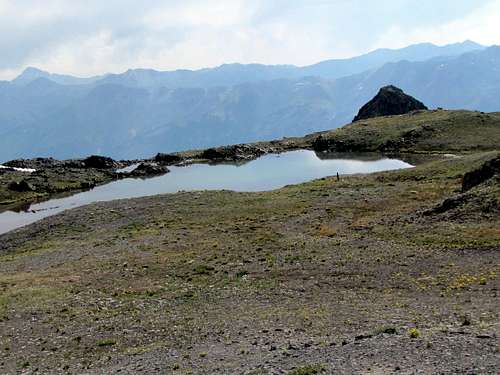 Pond and 13064 ft horn