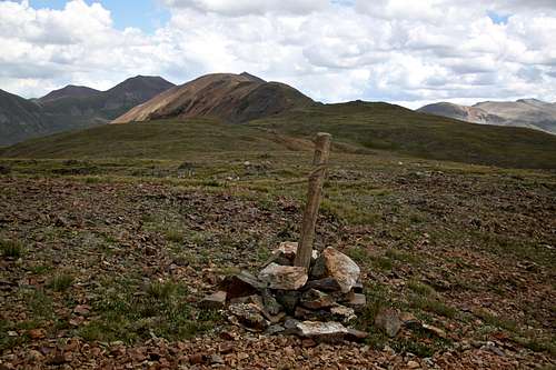 Cairn on the southern approach