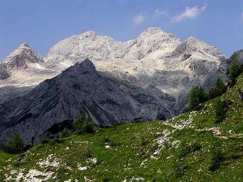 Triglav from the route on...