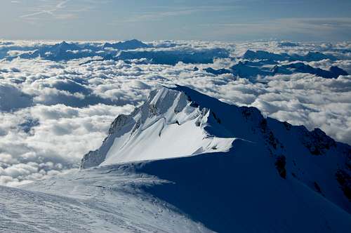 View from Mont Blanc summit