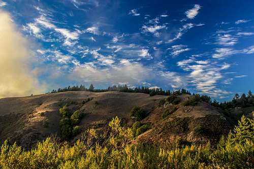 Cloud play over San Geronimo Ridge