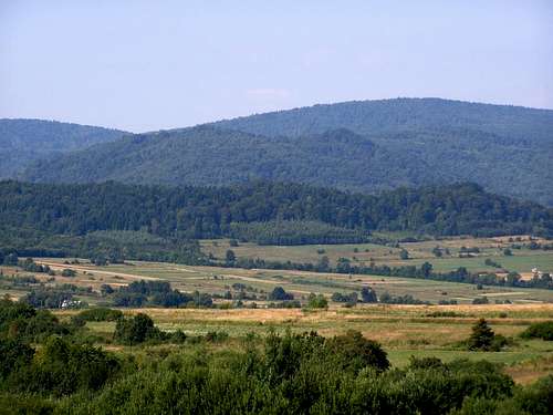 View from slope of Mount Zygmuntówka