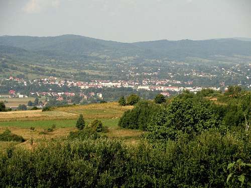 View from slope of Mount  Zygmuntówka