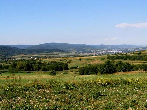 View from slope of Mount  Zygmuntówka