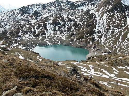 The Lake of Fully from Col de...