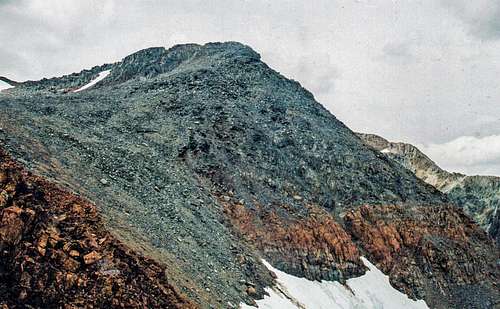Slate Ridge Peak 12,126' from the east