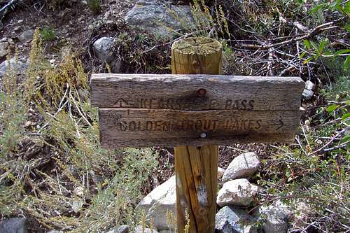 Trail to Golden Trout Lake