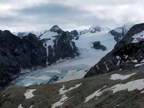 Colors of Madatsch Glacier