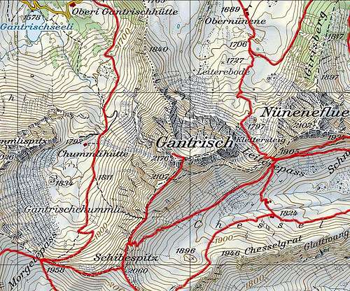 Gantrisch map