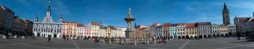 České Budějovice - town square