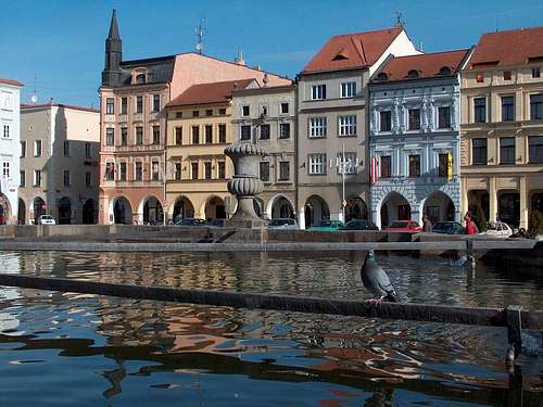 České Budějovice - fountain