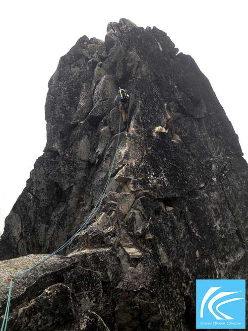Negotiating a Tower on the North Ridge