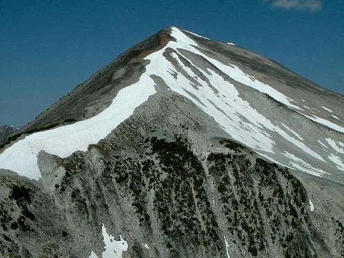 View of the summit pyramid...