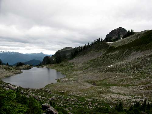 Han Peak and Lake Ann