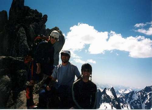 The team near the summit.