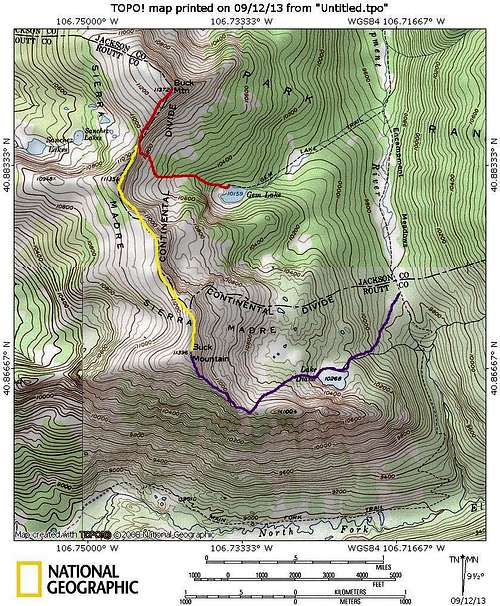 Buck Mountain Routes