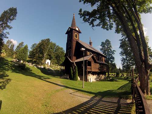 Tatranska Javorina wooden church