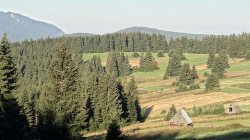 Gubałówka hill, looking to the Western Slovak Tatras