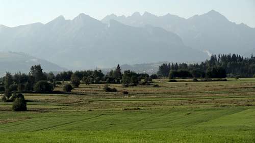 High Tatras in the distance