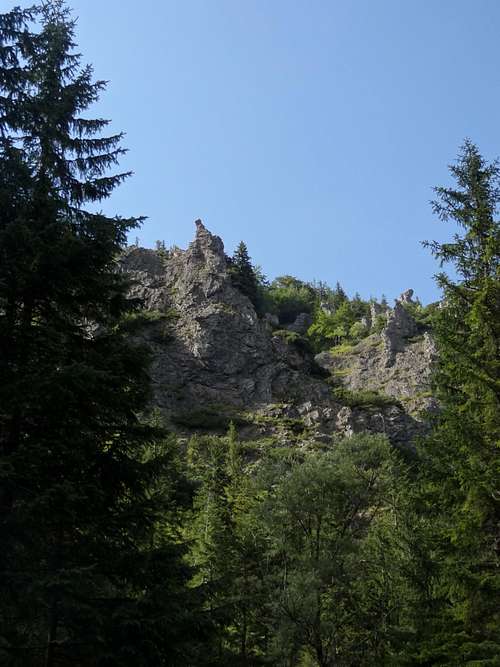 Dolina Strążycka pinnacles